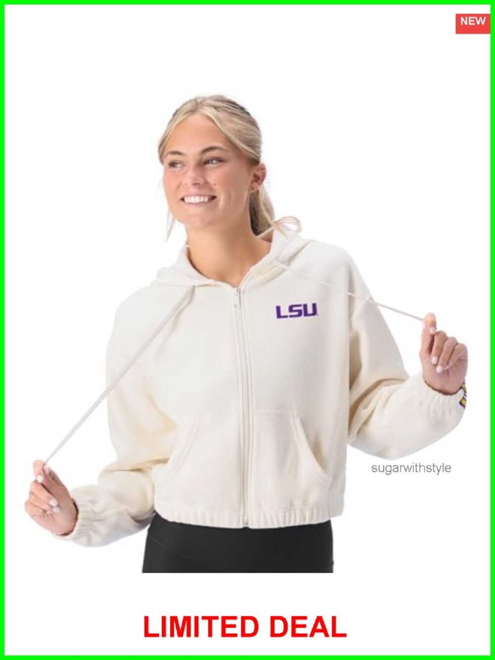 NCAA Fleece Full-Zip Hooded Jacket Athletic Outerwear